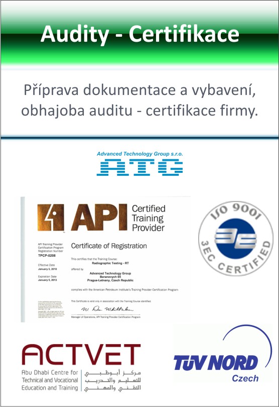 příprava na audit a certifikaci